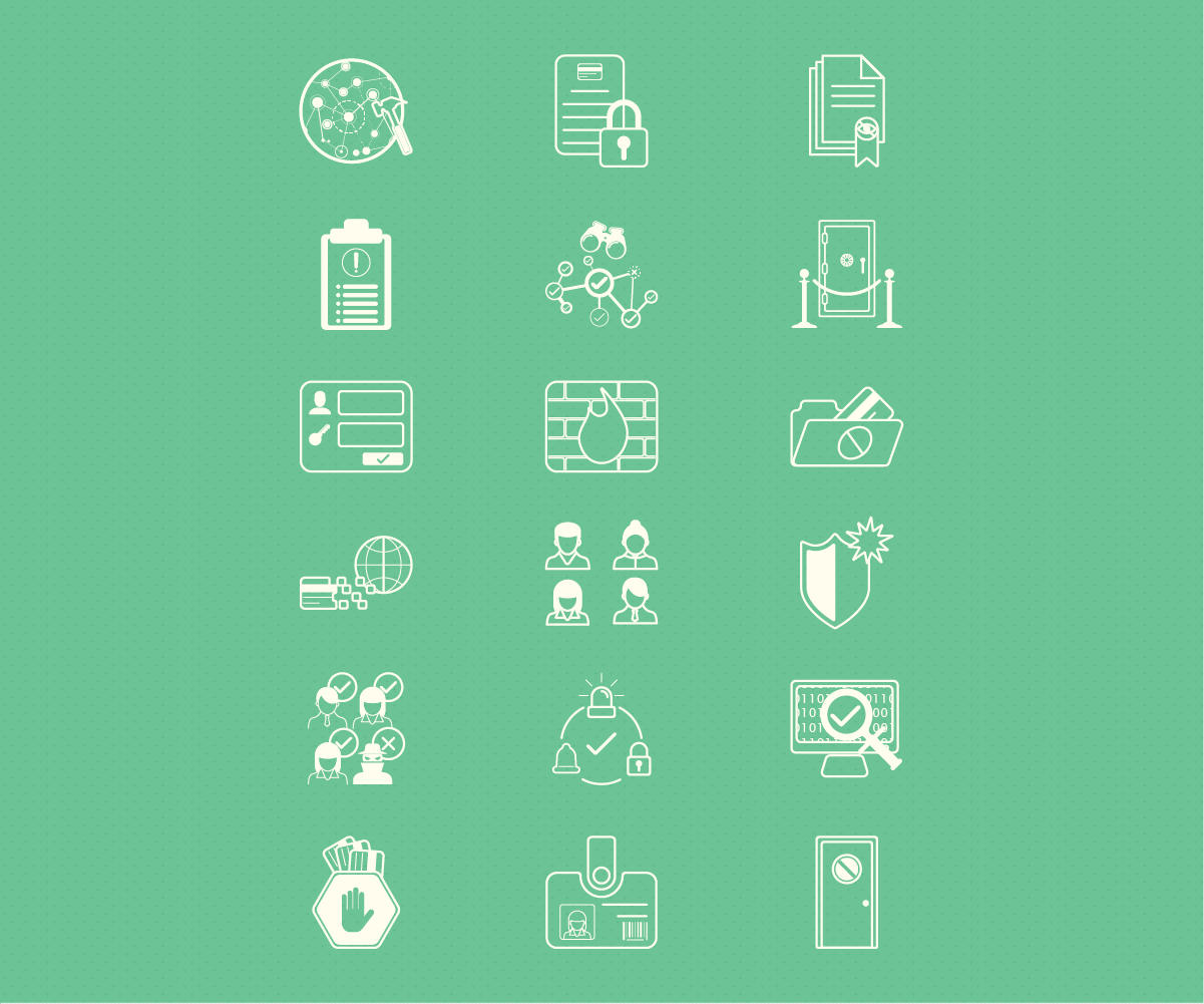 Icon set for infographic