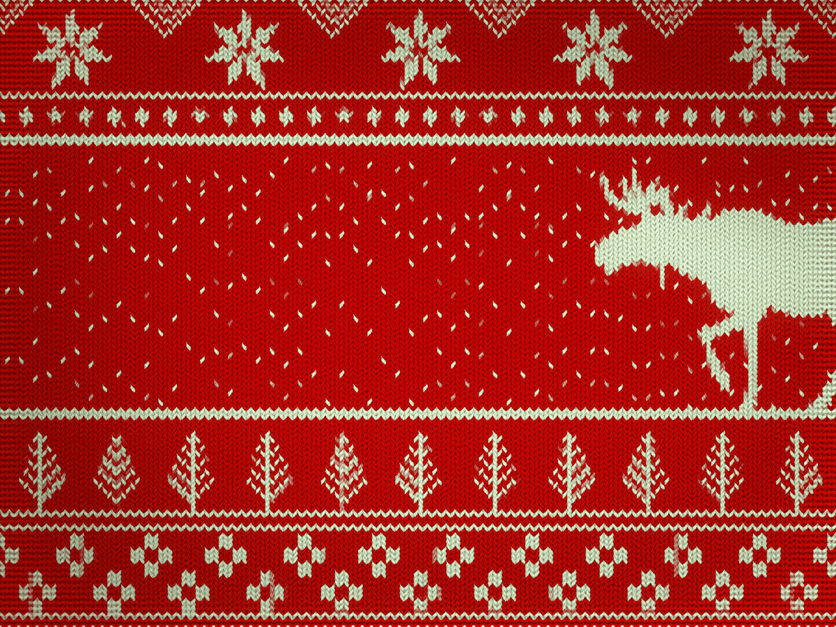 Christmas Moose